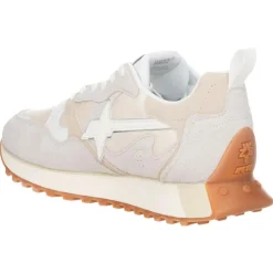 Sneakers en Cuir Loop beiges