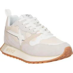 Sneakers en Cuir Loop beiges