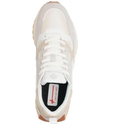 Sneakers en Cuir Loop beiges