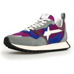 Sneakers en Cuir Loop bleues