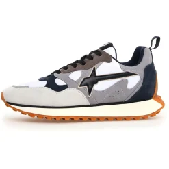 Sneakers en Cuir Loop grises