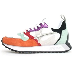 Sneakers en Cuir Loop orange