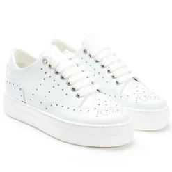 Sneakers en Cuir Luna blanches