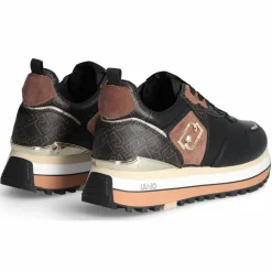Sneakers en Cuir Mahaut noir/marron
