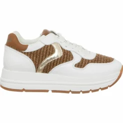 Sneakers en Cuir Maran blanc/marron