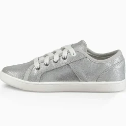 Sneakers en Cuir métallisé Irvin argentées