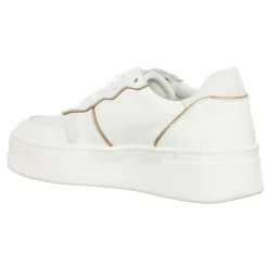 Sneakers en Cuir Nabuk blanc/doré