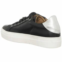 Sneakers en Cuir Neila noires - Plateforme 3.5 cm
