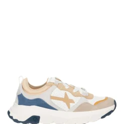 Sneakers en Cuir Next beiges