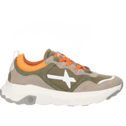 Sneakers en Cuir Next kaki