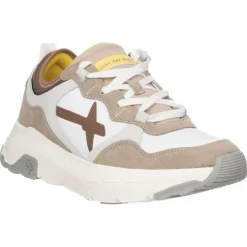 Sneakers en Cuir Next taupe