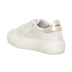 Sneakers en Cuir Off blanc cassé