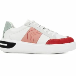 Sneakers en Cuir Ottaya blanc/multicolore