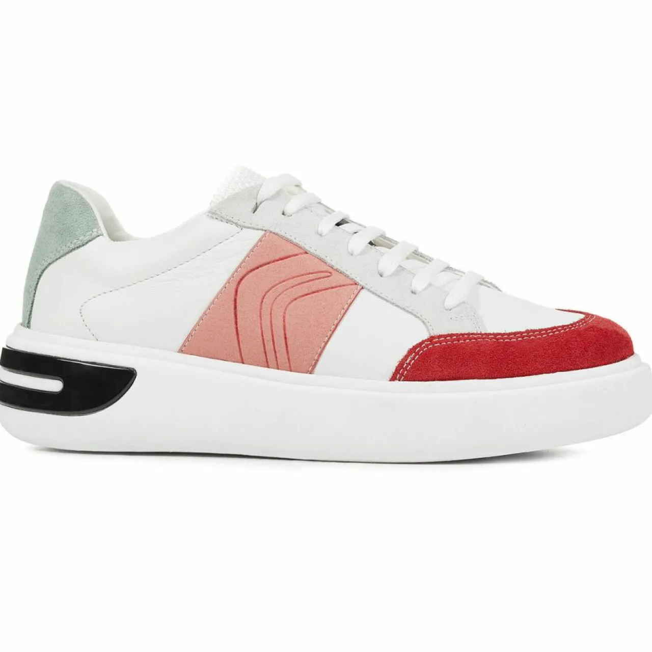 Sneakers en Cuir Ottaya blanc/multicolore