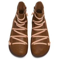 Sneakers en Cuir Peu marron