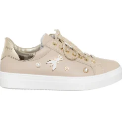 Sneakers en Cuir Serafina beiges