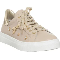 Sneakers en Cuir Serafina beiges