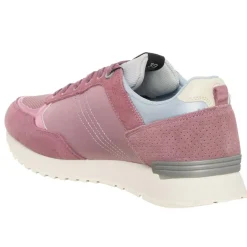 Sneakers en Cuir Travis vieux rose