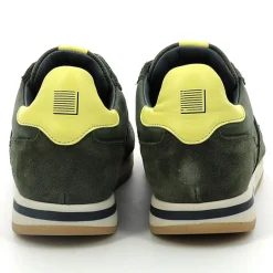 Sneakers en Cuir Vida kaki