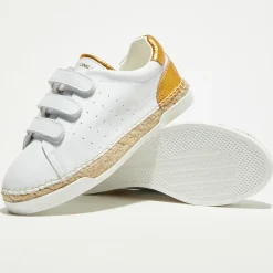 Sneakers en Cuir Wonder curcuma