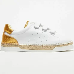 Sneakers en Cuir Wonder curcuma