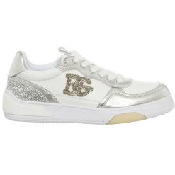 Sneakers en Cuir Wow blanc/argenté