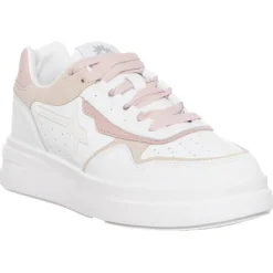Sneakers en Cuir Xenia beiges
