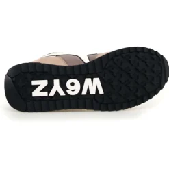 Sneakers en Cuir Yak beiges