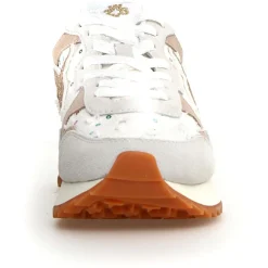 Sneakers en Cuir Yak beiges