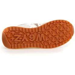 Sneakers en Cuir Yak beiges