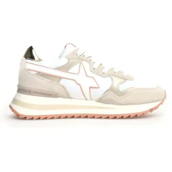 Sneakers en Cuir Yak beiges