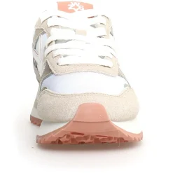 Sneakers en Cuir Yak beiges