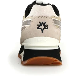 Sneakers en Cuir Yak beiges