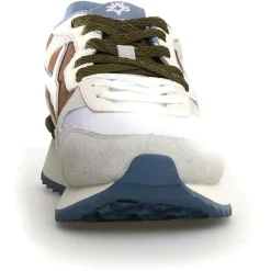 Sneakers en Cuir Yak blanches