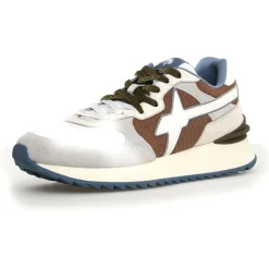 Sneakers en Cuir Yak blanches