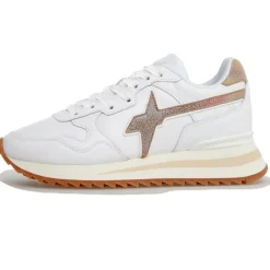 Sneakers en Cuir Yak blanches
