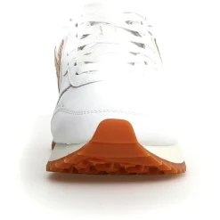 Sneakers en Cuir Yak blanches