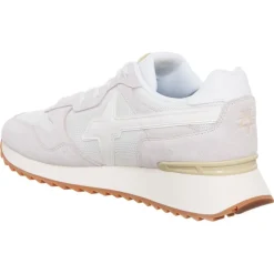 Sneakers en Cuir Yak blanches
