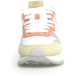 Sneakers en Cuir Yak blanches