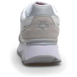 Sneakers en Cuir Yak blanches