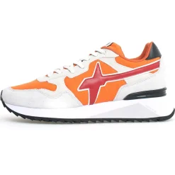 Sneakers en Cuir Yak grises