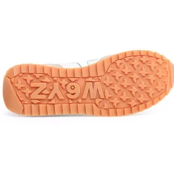 Sneakers en Cuir Yak grises