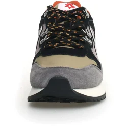 Sneakers en Cuir Yak grises