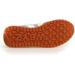 Sneakers en Cuir Yak grises