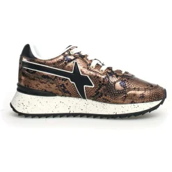 Sneakers en Cuir Yak noires