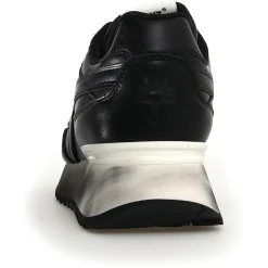 Sneakers en Cuir Yak noires