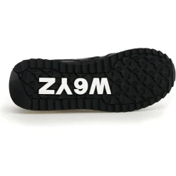 Sneakers en Cuir Yak noires