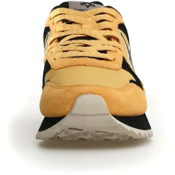 Sneakers en Cuir Yak noires