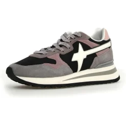 Sneakers en Cuir Yak noires