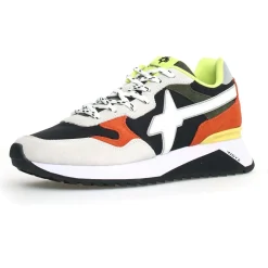 Sneakers en Cuir Yak noires